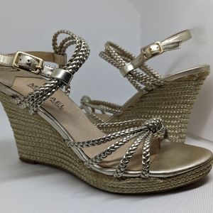 Gold Michael Kors sandals